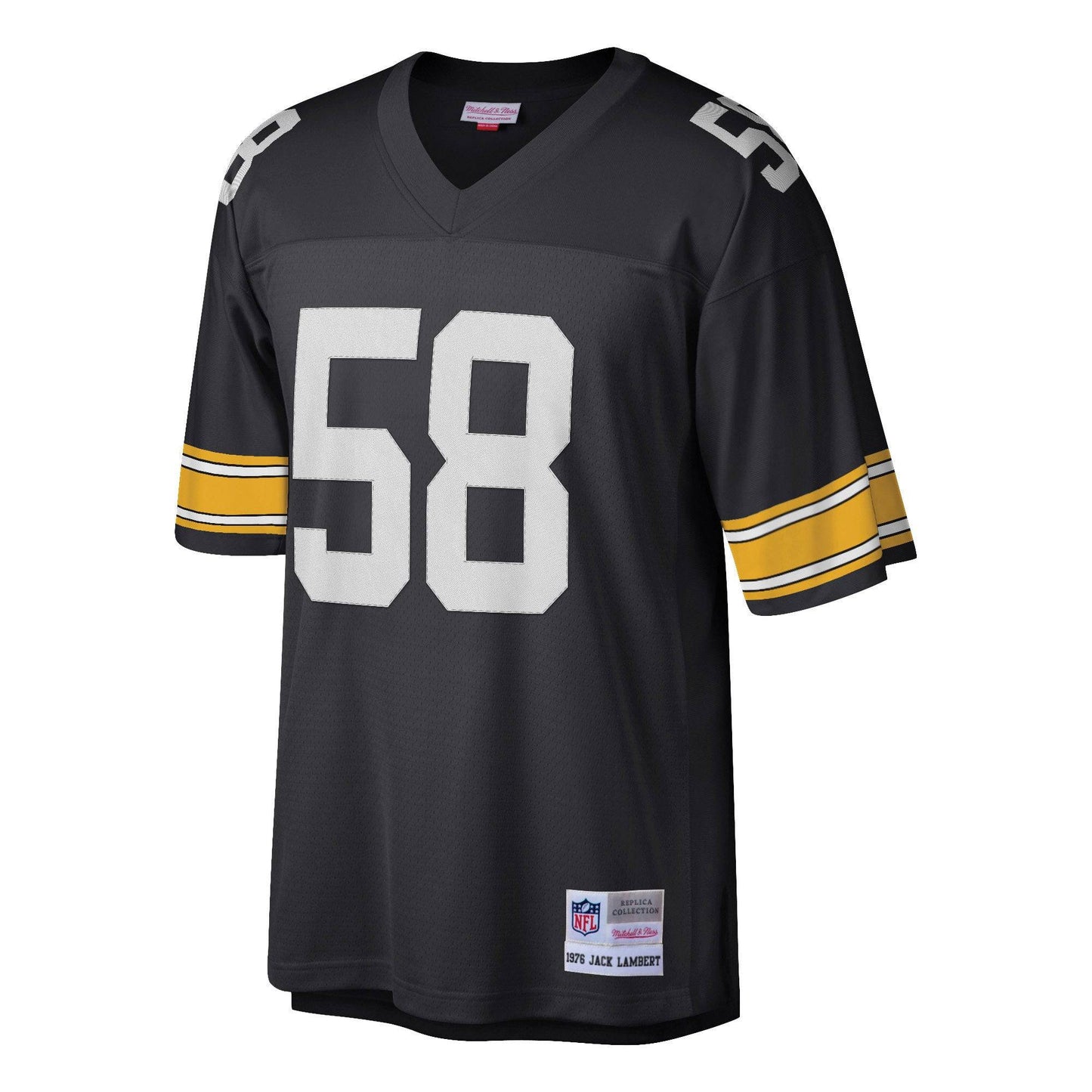 Men's Pittsburgh Steelers Jack Lambert Mitchell & Ness Black Replica Legacy Jersey