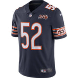 Men's Chicago Bears Khalil Mack Nike Navy NFL 100th Season Limited Jersey - Pro Jersey Sports