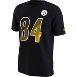 Men's Pittsburgh Steelers Black Nike Antonio Brown Prism Player Tee - Pro Jersey Sports