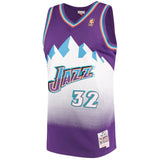 Men's Karl Malone Utah Jazz Mitchell & Ness 1996-97 Hardwood Classics Swingman Jersey - Pro Jersey Sports