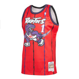 Men's Toronto Raptors Tracy McGrady Mitchell & Ness Red 1998-99 Hardwood Classics Reload 2.0 Swingman Jersey - Pro Jersey Sports