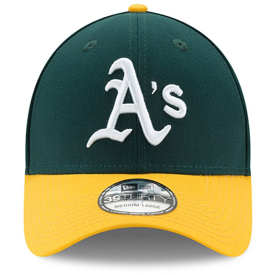 Men's Oakland Athletics New Era Green/Yellow MLB Team Classic 39THIRTY Flex Hat
