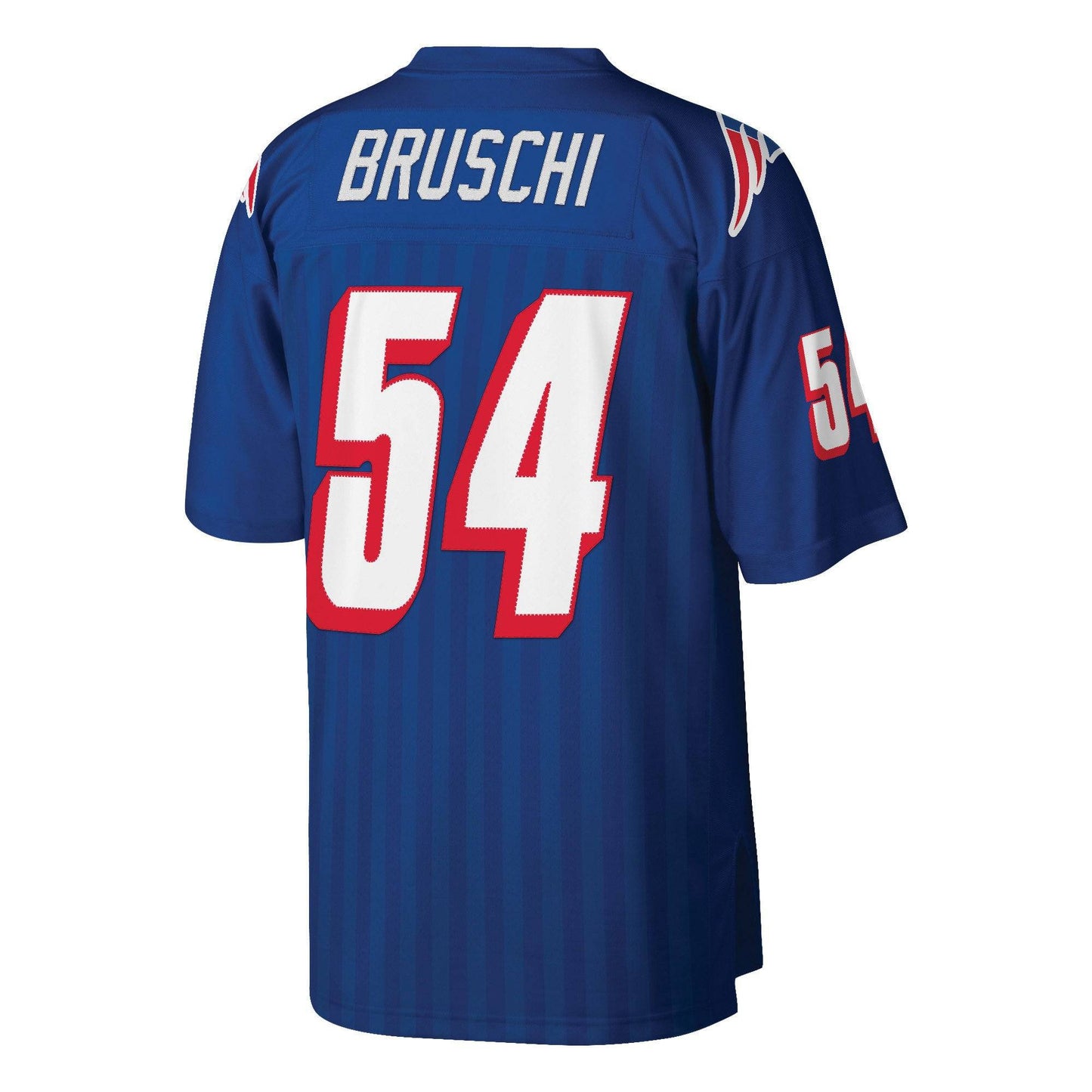 Men's New England Patriots Tedy Bruschi Mitchell & Ness Royal Retired Player Replica Jersey