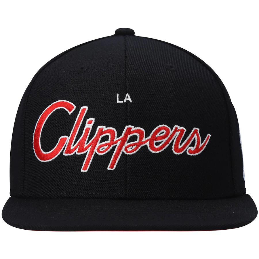 Los Angeles Clippers Team Script 2.0 Mitchell & Ness Snapback Hat