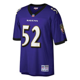 Men's Baltimore Ravens Ray Lewis Mitchell & Ness Purple Legacy Replica Jersey - Pro Jersey Sports
