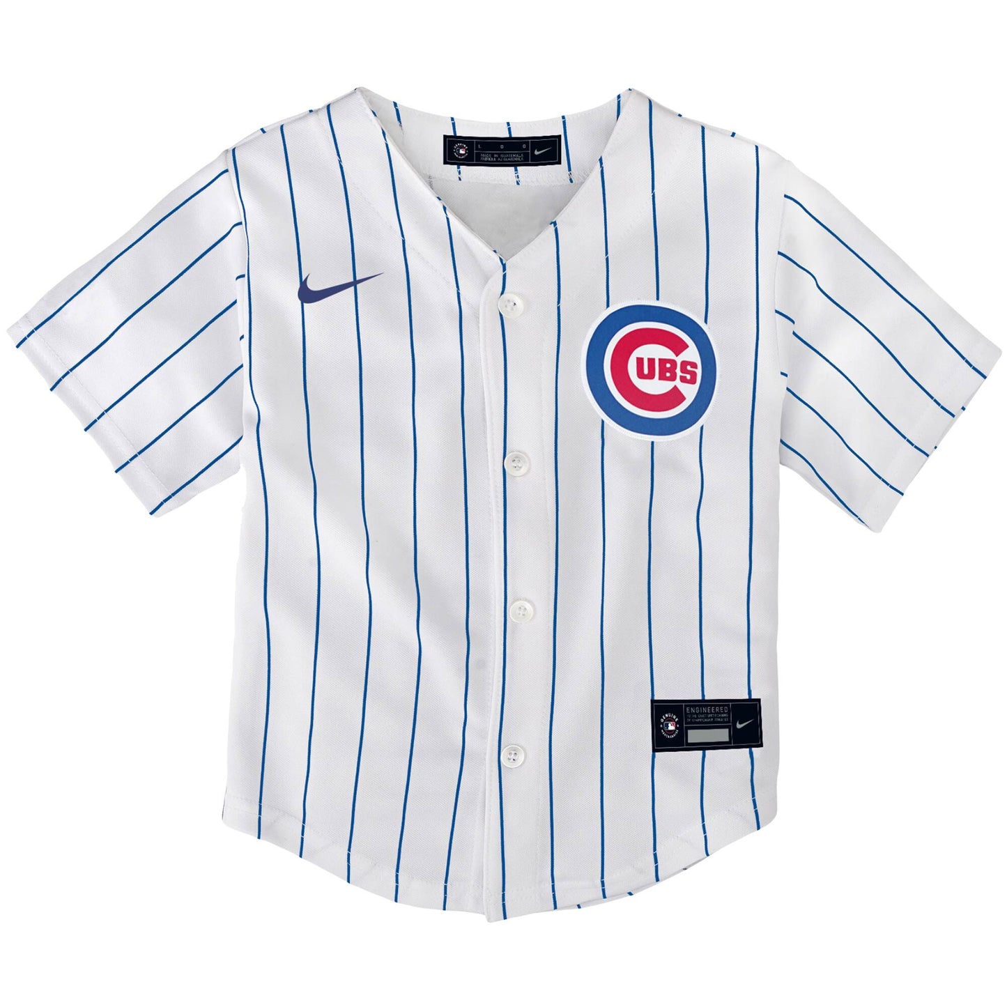Chicago Cubs Toddler Nike White Home Replica Jersey