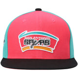 San Antonio Spurs NBA On The Block Mitchell & Ness Snapback Hat - Pro Jersey Sports