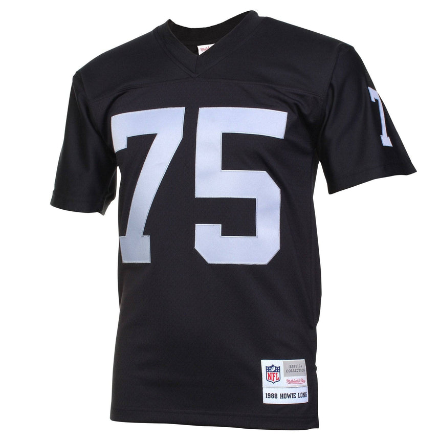 Mens Las Vegas Raiders Howie Long Mitchell & Ness Black Retired Player Vintage Replica Jersey - Pro Jersey Sports