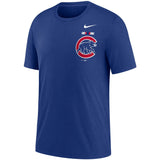 Men's Chicago Cubs Nike Royal Color Bar Tri-Blend T-Shirt - Pro Jersey Sports