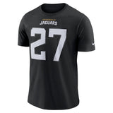 Men's Jacksonville Jaguars Leonard Fournette Nike Black Dri-FIT Player Pride 3.0 Name & Number T-Shirt - Pro Jersey Sports