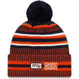Men's New Era Navy/Orange Chicago Bears 19 NFL Sideline Home Official Sport Knit Hat - Pro Jersey Sports
