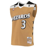 Men's Caron Butler Washington Wizards Mitchell & Ness 2007-08 Hardwood Classics Swingman Jersey - Gold - Pro Jersey Sports