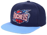 Men's Mitchell & Ness Houston Rockets Hardwood Classics 2 Tone Adjustable Snapback Hat - Pro Jersey Sports