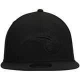 Men's Orlando Magic New Era Black On Black Color Pack 9FIFTY Snapback Hat - Pro Jersey Sports