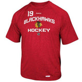 Reebok Jonathan Toews Chicago Blackhawks Locker Status Name & Number Speed Wick T-Shirt - Pro Jersey Sports - 3
