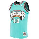Men's Vancouver Grizzlies Mike Bibby Mitchell & Ness Teal Hardwood Classics Swingman Jersey - Pro Jersey Sports