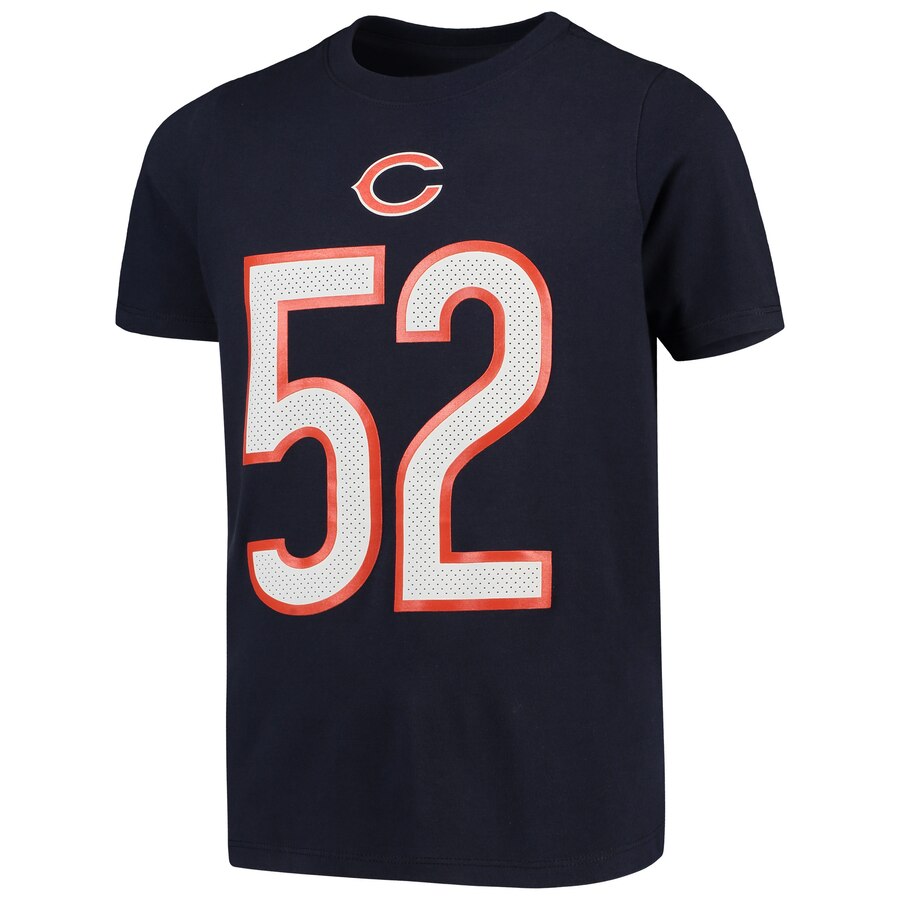 Youth Chicago Bears Khalil Mack Nike Navy Player Pride Name & Number Performance T-Shirt