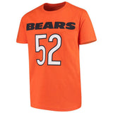 Chicago Bears Youth Khalil Mack NFL Mainliner Orange Name and Number T- shirt - Pro Jersey Sports
