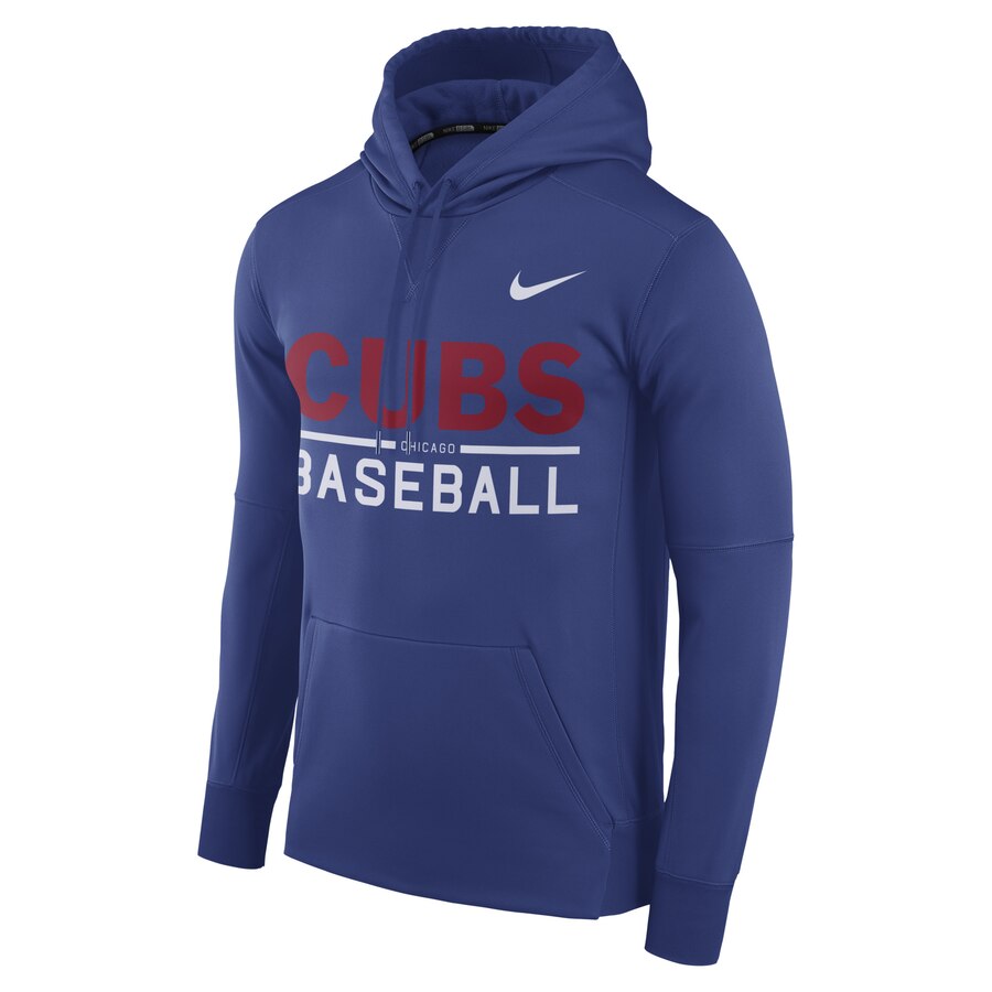 Men's Nike Royal Chicago Cubs Pullover Hoodie