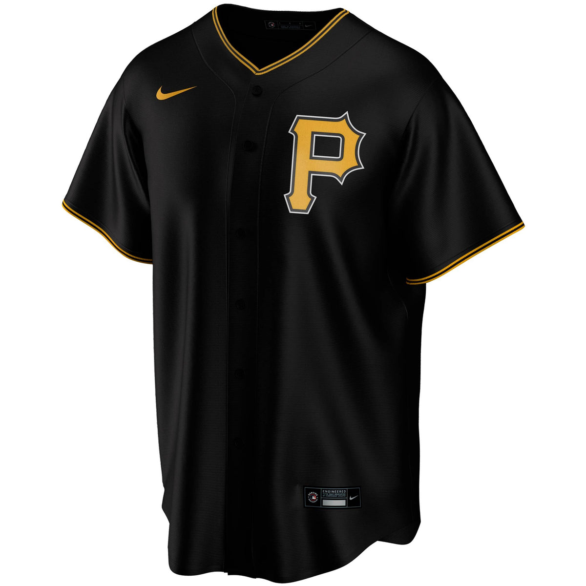 Men's Pittsburgh Pirates Roberto Clemente Nike Black Alternate Replica Jersey - Pro Jersey Sports
