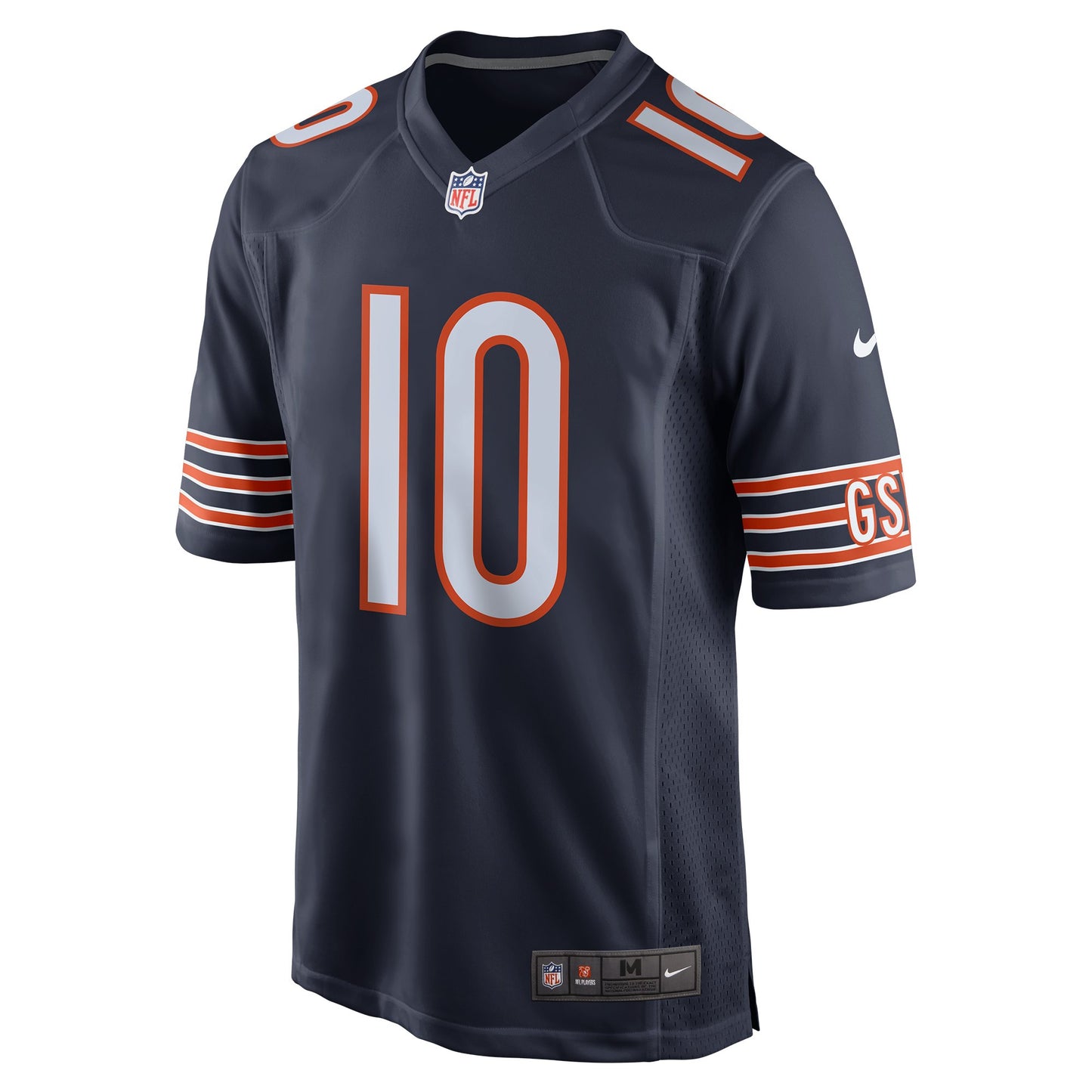 Men's Chicago Bears Mitchell Trubisky Nike Navy Game Jersey