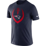 New England Patriots Nike Fan Gear Modern Icon Performance T-Shirt - Navy - Pro Jersey Sports