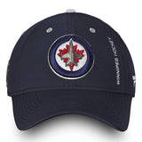 Men's Winnipeg Jets Fanatics Branded Navy Authentic Pro Rinkside Speed Flex Hat - Pro Jersey Sports