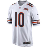 Men's Chicago Bears Mitchell Trubisky Nike White 100th Season Game Jersey - Pro Jersey Sports