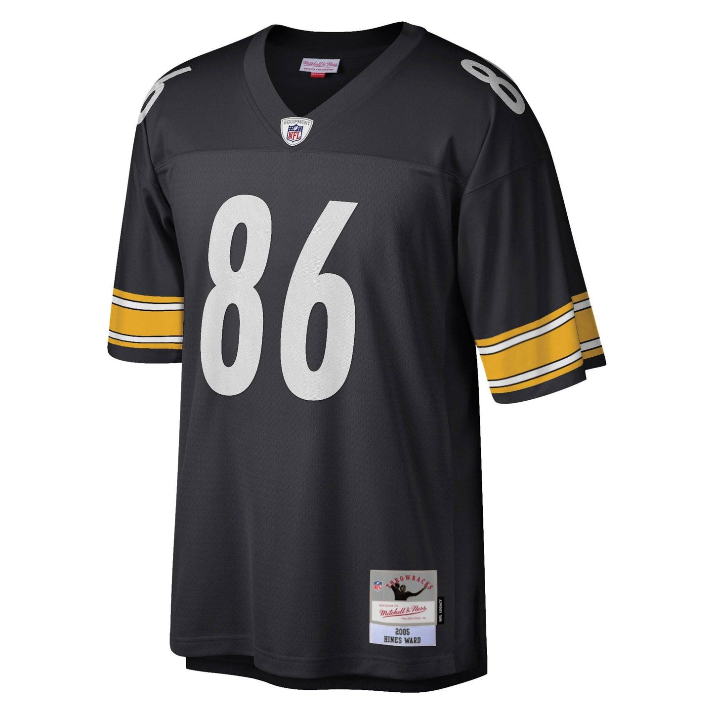 Men's Pittsburgh Steelers Hines Ward Mitchell & Ness Black 2005 Legacy Replica Jersey