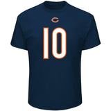 Mitchell Trubisky Chicago Bears NFL Majestic Eligible Receiver Name & Number T-Shirt – Navy - Pro Jersey Sports