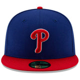 Mens New Era MLB Philadelphia Phillies Authentic On Field Alternate 59FIFTY Hat - Pro Jersey Sports