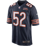 Men's Chicago Bears Khalil Mack Nike Navy 100th Season Game Jersey - Pro Jersey Sports