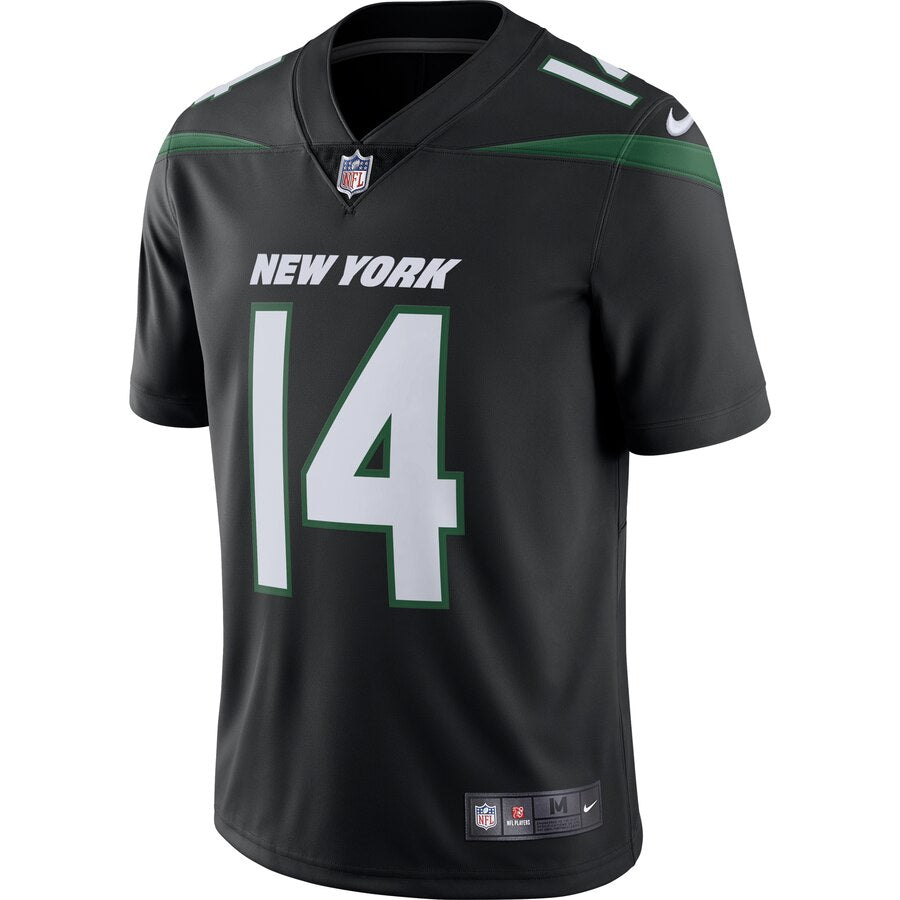 Men's New York Jets Sam Darnold Nike Stealth Black Vapor Limited Jersey