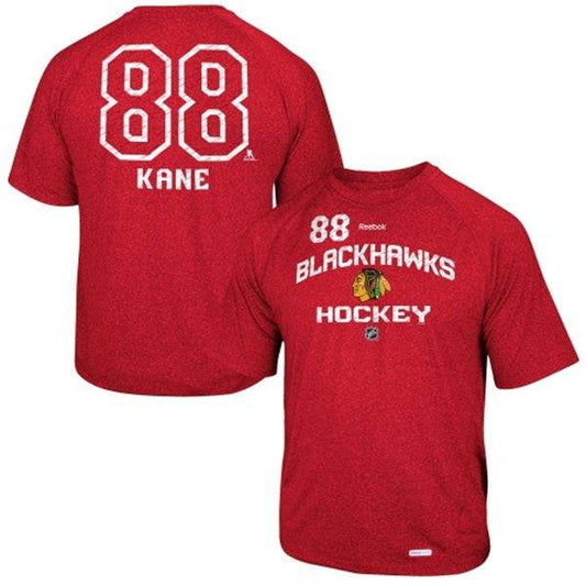 Reebok Patrick Kane Chicago Blackhawks Locker Status Name & Number Speed Wick T-Shirt - Pro Jersey Sports - 1