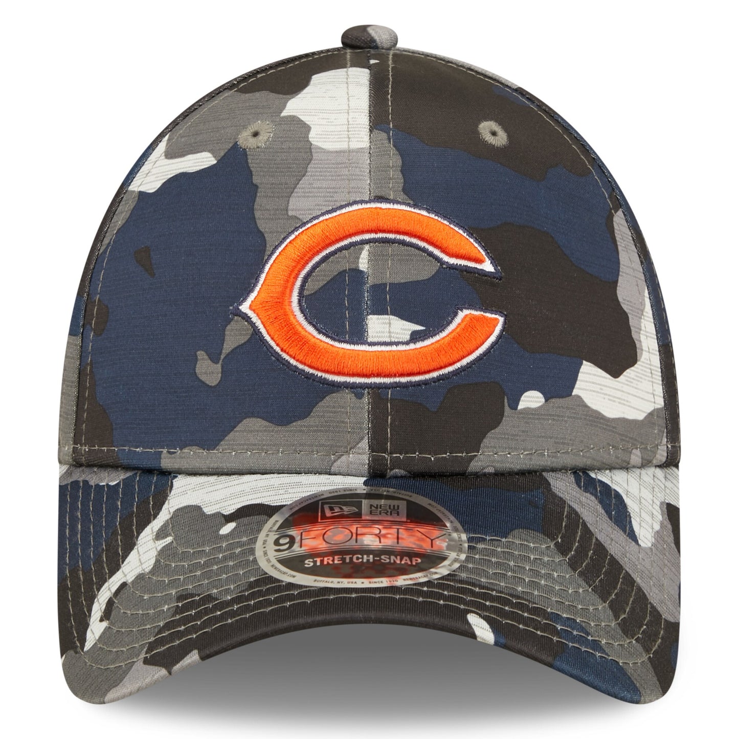 Men's Chicago Bears New Era Camo 2022 NFL Training Camp Official 9FORTY Adjustable Hat