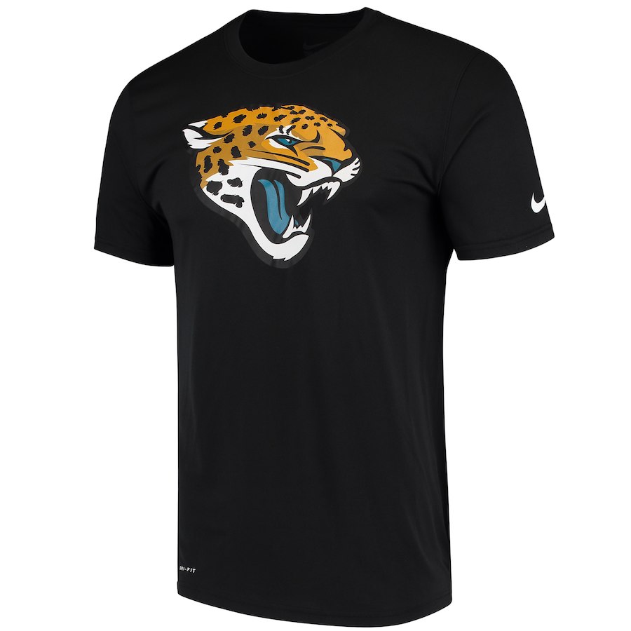 Men's Jacksonville Jaguars Nike Black Legend Performance Logo Essential 3 T-Shirt