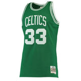Men's Boston Celtics Larry Bird Mitchell & Ness Kelly Green 1985-86 Hardwood Classics Swingman Jersey - Pro Jersey Sports