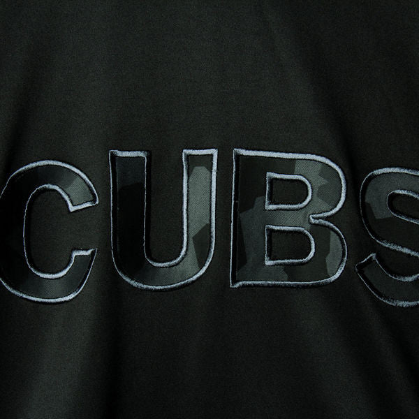 Men's Chicago Cubs Majestic Camo/Black Big & Tall Pullover Hoodie