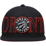 Men's Mitchell & Ness Black Toronto Raptors Winner Circle Snapback Hat - Pro Jersey Sports