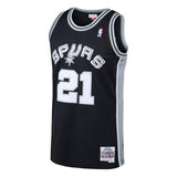 Mens San Antonio Spurs Tim Duncan Mitchell & Ness Black 1998-99 Hardwood Classics Swingman Jersey - Pro Jersey Sports