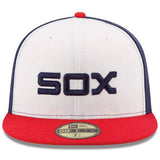 Men's Chicago White Sox New Era White/Red Authentic Collection On-Field Sunday Alternate 59FIFTY Fitted Hat - Pro Jersey Sports