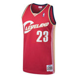 Mens Cleveland Cavaliers LeBron James Mitchell & Ness Wine 2003-04 Hardwood Classics Swingman Jersey - Pro Jersey Sports