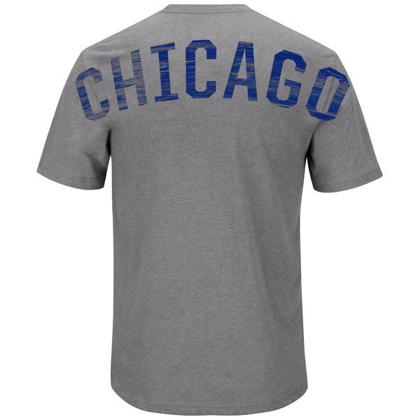 Men's Chicago Cubs Majestic Gray Not Without Struggle T-Shirt - Pro Jersey Sports - 2