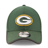 Men's Green Bay Packers New Era Green NFL17 Training Camp Official 39THIRTY Flex Hat - Pro Jersey Sports