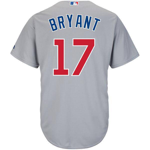 Chicago Cubs Kris Bryant Majestic Gray Road Cool Base Player Jersey - Pro Jersey Sports