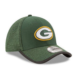 Men's Green Bay Packers New Era Green NFL17 Training Camp Official 39THIRTY Flex Hat - Pro Jersey Sports