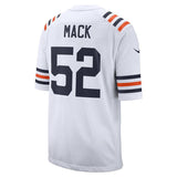 Men's Chicago Bears Khalil Mack Nike White Alternate Classic Game Jersey - Pro Jersey Sports