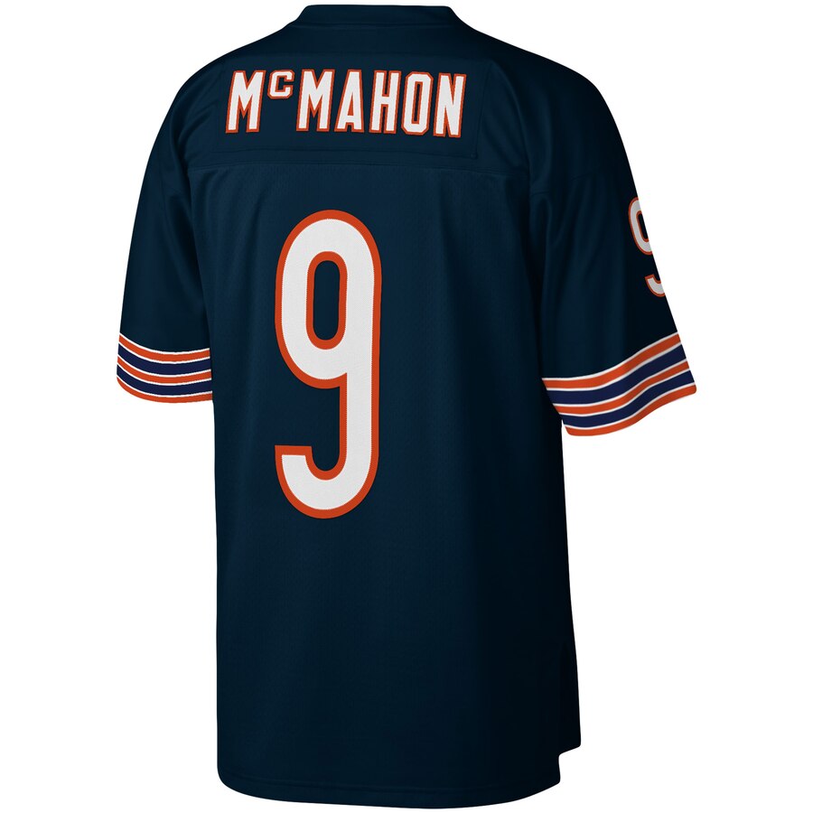 Men's Chicago Bears Jim McMahon Mitchell & Ness Navy 1985 Legacy Replica Jersey