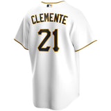 Men's Pittsburgh Pirates Roberto Clemente Nike White Home Replica Jersey - Pro Jersey Sports