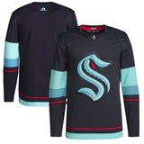 Men's Seattle Kraken adidas Navy Home Authentic Primegreen Jersey - Pro Jersey Sports